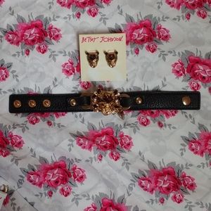 NEW BETSY JOHNSON BRACELET AND EARRING SET